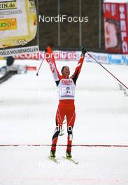 08.03.2008, Holmenkollen, Norway (NOR): Bernhard Gruber (AUT)  - FIS world cup nordic combined, individual gundersen, Holmenkollen (NOR). www.nordicfocus.com. c Manzoni/NordicFocus. Every downloaded picture is fee-liable.