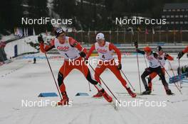 08.03.2008, Holmenkollen, Norway (NOR): David Zauner (AUT) leads Espen Rian (NOR) - FIS world cup nordic combined, individual gundersen, Holmenkollen (NOR). www.nordicfocus.com. c Manzoni/NordicFocus. Every downloaded picture is fee-liable.