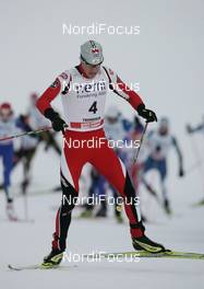 07.12.2008, Trondheim, Norway (NOR): Bernhard Gruber (AUT), Fischer, Rottefella - FIS world cup nordic combined, individual gundersen HS131/10km, Trondheim (NOR). www.nordicfocus.com. © Furtner/NordicFocus. Every downloaded picture is fee-liable.