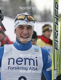 07.12.2008, Trondheim, Norway (NOR): Jason Lamy-Chappuis (FRA), Fischer, Rottefella - FIS world cup nordic combined, individual gundersen HS131/10km, Trondheim (NOR). www.nordicfocus.com. © Furtner/NordicFocus. Every downloaded picture is fee-liable.