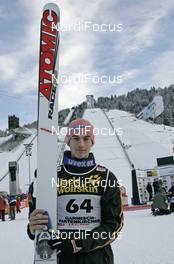 01.01.2008, Garmisch, Germany (GER): man of the day: Michael Neumayer (GER) - FIS world cup ski jumping, four hills tournament, individual HS138, Garmisch (GER). www.nordicfocus.com. c Furtner/NordicFocus. Every downloaded picture is fee-liable.