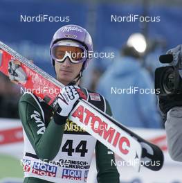 01.01.2008, Garmisch, Germany (GER): Martin Schmitt (GER) - FIS world cup ski jumping, four hills tournament, individual HS138, Garmisch (GER). www.nordicfocus.com. c Furtner/NordicFocus. Every downloaded picture is fee-liable.
