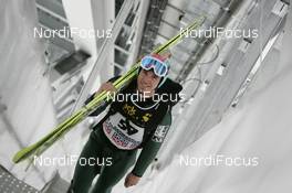 31.12.2007, Garmisch, Germany (GER): Arthur Pauli (AUT) - FIS world cup ski jumping, four hills tournament, training individual HS138, Garmisch (GER). www.nordicfocus.com. c Furtner/NordicFocus. Every downloaded picture is fee-liable.
