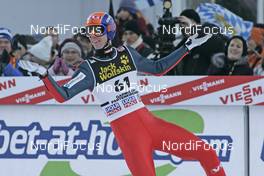 01.01.2008, Garmisch, Germany (GER): Anders Bardal (NOR) - FIS world cup ski jumping, four hills tournament, individual HS138, Garmisch (GER). www.nordicfocus.com. c Furtner/NordicFocus. Every downloaded picture is fee-liable.