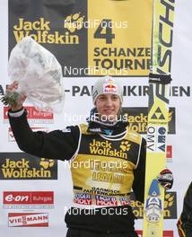 01.01.2008, Garmisch, Germany (GER): winner Gregor Schlierenzauer (AUT) - FIS world cup ski jumping, four hills tournament, individual HS138, Garmisch (GER). www.nordicfocus.com. c Furtner/NordicFocus. Every downloaded picture is fee-liable.