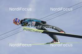 01.01.2008, Garmisch, Germany (GER): Stefan Hocke (GER) - FIS world cup ski jumping, four hills tournament, individual HS138, Garmisch (GER). www.nordicfocus.com. c Furtner/NordicFocus. Every downloaded picture is fee-liable.