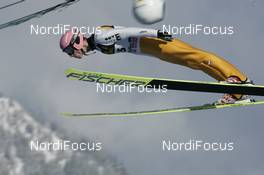01.01.2008, Garmisch, Germany (GER): Manuel Fettner (AUT) - FIS world cup ski jumping, four hills tournament, individual HS138, Garmisch (GER). www.nordicfocus.com. c Furtner/NordicFocus. Every downloaded picture is fee-liable.