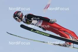 01.01.2008, Garmisch, Germany (GER): Simon Ammann (SUI) - FIS world cup ski jumping, four hills tournament, individual HS138, Garmisch (GER). www.nordicfocus.com. c Furtner/NordicFocus. Every downloaded picture is fee-liable.