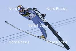 01.01.2008, Garmisch, Germany (GER): Janne Ahonen (FIN) - FIS world cup ski jumping, four hills tournament, individual HS138, Garmisch (GER). www.nordicfocus.com. c Furtner/NordicFocus. Every downloaded picture is fee-liable.