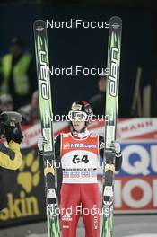 05.01.2008, Bischofshofen, Austria (AUT): Simon Ammann (SUI) - FIS world cup ski jumping, four hills tournament, individual HS140, Bischofshofen (AUT) - replaced from Innsbruck. www.nordicfocus.com. c Furtner/NordicFocus. Every downloaded picture is fee-liable.