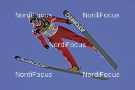 24.02.2008, Oberstdorf, Germany (GER): Matti Hautamaeki (FIN) - FIS world championship ski flying, team HS213, Oberstdorf (GER). www.nordicfocus.com. c Furtner/NordicFocus. Every downloaded picture is fee-liable.