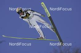 24.02.2008, Oberstdorf, Germany (GER): Andreas Kuettel (SUI) - FIS world championship ski flying, team HS213, Oberstdorf (GER). www.nordicfocus.com. c Furtner/NordicFocus. Every downloaded picture is fee-liable.