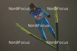 27.11.2008, Kuusamo, Finland (FIN): Harri Olli (FIN), Fischer - FIS world cup ski jumping, training, Kuusamo (FIN). www.nordicfocus.com. © Manzoni/NordicFocus. Every downloaded picture is fee-liable.