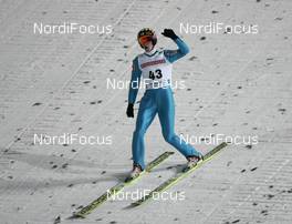 06.12.2008, Trondheim, Norway (NOR): Ville Larinto (FIN), Fischer - FIS world cup ski jumping, individual HS142, Trondheim (NOR). www.nordicfocus.com. © Furtner/NordicFocus. Every downloaded picture is fee-liable.