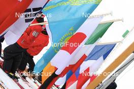 20.12.2008, Engelberg, Switzerland (SUI): Flags- FIS world cup ski jumping, individual HS137, Engelberg (SUI). www.nordicfocus.com. © Casanova/NordicFocus. Every downloaded picture is fee-liable.