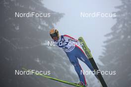19.12.2008, Engelberg, Switzerland (SUI): Andreas Kuettel (SUI), Fischer, adidas - FIS world cup ski jumping, training, Engelberg (SUI). www.nordicfocus.com. © Manzoni/NordicFocus. Every downloaded picture is fee-liable.