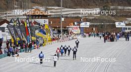 26.01.2008, Molina di Fiemme, Italy (ITA): the cross-country stadium at Lago di Tesero during the Marcialonga Stars - Minimarcialonga, Molina di Fiemme (ITA). www.nordicfocus.com. c Felgenhauer/NordicFocus. Every downloaded picture is fee-liable.