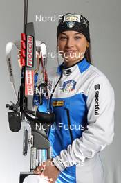 29.11.2011, Oestersund, Sweden (SWE): Dorothea Wierer (ITA), Rossignol, Rottefella, OneWay, Casco - Supplier preseason photoshooting, Oestersund (SWE). www.nordicfocus.com. © Manzoni/NordicFocus. Every downloaded picture is fee-liable.