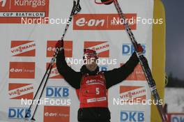 11.01.2009, Oberhof, Germany (GER): Ole Einar Bjoerndalen (NOR), Madshus, Rottefella, Odlo - IBU world cup biathlon, mass men, Oberhof (GER). www.nordicfocus.com. © Manzoni/NordicFocus. Every downloaded picture is fee-liable.