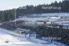 11.01.2009, Oberhof, Germany (GER): Full packed grand stands - IBU world cup biathlon, mass women, Oberhof (GER). www.nordicfocus.com. © Manzoni/NordicFocus. Every downloaded picture is fee-liable.