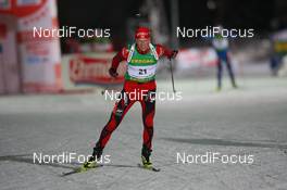 10.01.2009, Oberhof, Germany (GER): Alexander Os (NOR), Fischer, Rottefella, Swix, Odlo - IBU world cup biathlon, sprint men, Oberhof (GER). www.nordicfocus.com. © Manzoni/NordicFocus. Every downloaded picture is fee-liable.
