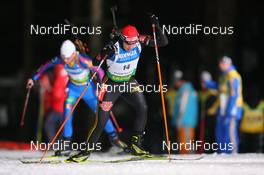 09.01.2009, Oberhof, Germany (GER): Magdalena Neuner (GER), Fischer, Rottefella, Exel, adidas - IBU world cup biathlon, sprint women, Oberhof (GER). www.nordicfocus.com. © Manzoni/NordicFocus. Every downloaded picture is fee-liable.