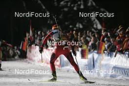 09.01.2009, Oberhof, Germany (GER): Tora Berger (NOR), Fischer, Rottefella, Odlo - IBU world cup biathlon, sprint women, Oberhof (GER). www.nordicfocus.com. © Manzoni/NordicFocus. Every downloaded picture is fee-liable.