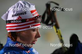 09.01.2009, Oberhof, Germany (GER): Anna Boulygina (RUS), Madshus, Rottefella, Exel, adidas - IBU world cup biathlon, sprint women, Oberhof (GER). www.nordicfocus.com. © Manzoni/NordicFocus. Every downloaded picture is fee-liable.