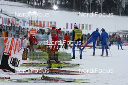 06.01.2009, Oberhof, Germany (GER): Biathlon Feature: Teams at skitest - IBU world cup biathlon, training, Oberhof (GER). www.nordicfocus.com. © Manzoni/NordicFocus. Every downloaded picture is fee-liable.