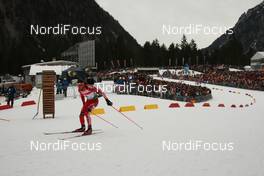 18.01.2009, Ruhpolding, Germany (GER): Simon Hallenbarter (SUI), Madshus, Rottefella, KV+, adidas - IBU world cup biathlon, pursuit men, Ruhpolding (GER). www.nordicfocus.com. © Manzoni/NordicFocus. Every downloaded picture is fee-liable.
