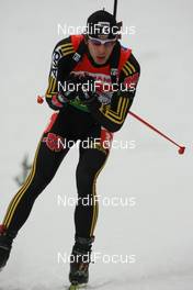 18.01.2009, Ruhpolding, Germany (GER): Arnd Peiffer (GER), Fischer, Salomon, Swix, adidas - IBU world cup biathlon, pursuit men, Ruhpolding (GER). www.nordicfocus.com. © Manzoni/NordicFocus. Every downloaded picture is fee-liable.