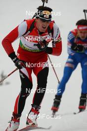 18.01.2009, Ruhpolding, Germany (GER): Friedrich Pinter (AUT), Atomic, Swix - IBU world cup biathlon, pursuit men, Ruhpolding (GER). www.nordicfocus.com. © Manzoni/NordicFocus. Every downloaded picture is fee-liable.