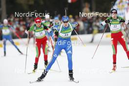 18.01.2009, Ruhpolding, Germany (GER): Anna Maria Nilsson (SWE), Madshus, Rottefella, Leki, adidas - IBU world cup biathlon, pursuit women, Ruhpolding (GER). www.nordicfocus.com. © Manzoni/NordicFocus. Every downloaded picture is fee-liable.