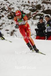 18.01.2009, Ruhpolding, Germany (GER): Chaoqing Song (CHN), Fischer, Salomon, Swix, adidas - IBU world cup biathlon, pursuit women, Ruhpolding (GER). www.nordicfocus.com. © Manzoni/NordicFocus. Every downloaded picture is fee-liable.