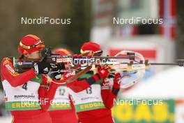 18.01.2009, Ruhpolding, Germany (GER): Xianying Liu (CHN), Fischer, Salomon, Swix, adidas - IBU world cup biathlon, pursuit women, Ruhpolding (GER). www.nordicfocus.com. © Manzoni/NordicFocus. Every downloaded picture is fee-liable.