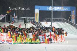 14.01.2009, Ruhpolding, Germany (GER): Fans - IBU world cup biathlon, relay women, Ruhpolding (GER). www.nordicfocus.com. © Manzoni/NordicFocus. Every downloaded picture is fee-liable.