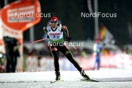 14.01.2009, Ruhpolding, Germany (GER): Magdalena Neuner (GER), Fischer, Rottefella, Exel, adidas - IBU world cup biathlon, relay women, Ruhpolding (GER). www.nordicfocus.com. © Manzoni/NordicFocus. Every downloaded picture is fee-liable.