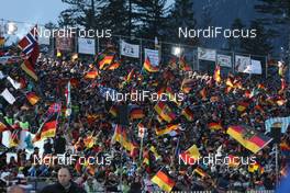 14.01.2009, Ruhpolding, Germany (GER): Fans - IBU world cup biathlon, relay women, Ruhpolding (GER). www.nordicfocus.com. © Manzoni/NordicFocus. Every downloaded picture is fee-liable.