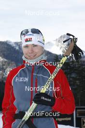 17.01.2009, Ruhpolding, Germany (GER): Nadezhda Skardino (BLR), Fischer, Rottefella - IBU world cup biathlon, training, Ruhpolding (GER). www.nordicfocus.com. © Manzoni/NordicFocus. Every downloaded picture is fee-liable.