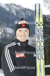 17.01.2009, Ruhpolding, Germany (GER): Yingchao Kong (CHN), Fischer, Salomon, Swix, adidas - IBU world cup biathlon, training, Ruhpolding (GER). www.nordicfocus.com. © Manzoni/NordicFocus. Every downloaded picture is fee-liable.