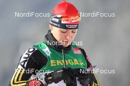 25.01.2009, Antholz, Italy (ITA): Magdalena Neuner (GER), Fischer, Rottefella, Exel, adidas - IBU world cup biathlon, mass women, Antholz (ITA). www.nordicfocus.com. © Manzoni/NordicFocus. Every downloaded picture is fee-liable.