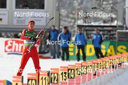 25.01.2009, Antholz, Italy (ITA): Chunli Wang (CHN), Fischer, Salomon, Swix, adidas  - IBU world cup biathlon, mass women, Antholz (ITA). www.nordicfocus.com. © Manzoni/NordicFocus. Every downloaded picture is fee-liable.