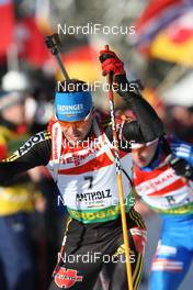 24.01.2009, Antholz, Italy (ITA): Michael Greis (GER), Madshus, Rottefella, Exel, adidas - IBU world cup biathlon, pursuit men, Antholz (ITA). www.nordicfocus.com. © Manzoni/NordicFocus. Every downloaded picture is fee-liable.