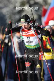 24.01.2009, Antholz, Italy (ITA): Christoph Stephan (GER), Fischer, Rottefella, Alpina, Swix, adidas, Toko - IBU world cup biathlon, pursuit men, Antholz (ITA). www.nordicfocus.com. © Manzoni/NordicFocus. Every downloaded picture is fee-liable.