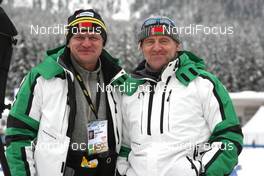 23.01.2009, Antholz, Italy (ITA): Klaus Siebert (GER), shooting coach team Belarus - IBU world cup biathlon, sprint men, Antholz (ITA). www.nordicfocus.com. © Manzoni/NordicFocus. Every downloaded picture is fee-liable.