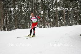 23.01.2009, Antholz, Italy (ITA): Daniel Mesotitsch (AUT), Fischer, Rottefella, Leki - IBU world cup biathlon, sprint men, Antholz (ITA). www.nordicfocus.com. © Manzoni/NordicFocus. Every downloaded picture is fee-liable.