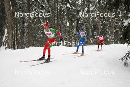 23.01.2009, Antholz, Italy (ITA): Sergey Novikov (BLR), Madshus, Rottefella - IBU world cup biathlon, sprint men, Antholz (ITA). www.nordicfocus.com. © Manzoni/NordicFocus. Every downloaded picture is fee-liable.