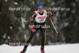 23.01.2009, Antholz, Italy (ITA): Michael Greis (GER), Madshus, Rottefella, Exel, adidas - IBU world cup biathlon, sprint men, Antholz (ITA). www.nordicfocus.com. © Manzoni/NordicFocus. Every downloaded picture is fee-liable.