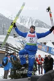 23.01.2009, Antholz, Italy (ITA): Bjoern Ferry (SWE), Fischer, Rottefella, Leki, adidas - IBU world cup biathlon, sprint men, Antholz (ITA). www.nordicfocus.com. © Manzoni/NordicFocus. Every downloaded picture is fee-liable.