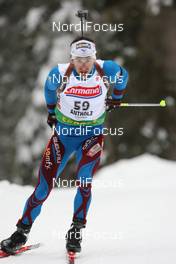 23.01.2009, Antholz, Italy (ITA): Vincent Defrasne (FRA), Atomic, Rottefella, One Way, Odlo - IBU world cup biathlon, sprint men, Antholz (ITA). www.nordicfocus.com. © Manzoni/NordicFocus. Every downloaded picture is fee-liable.